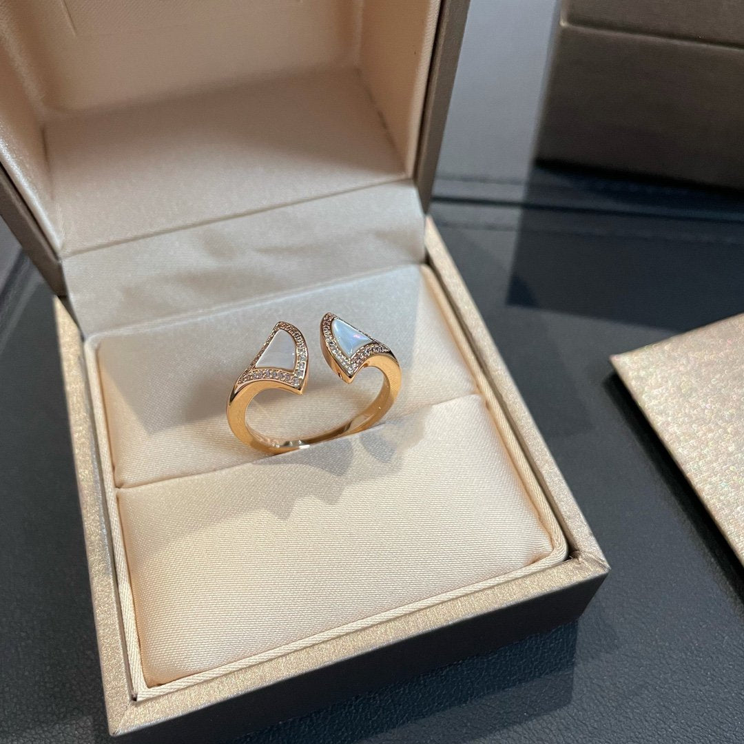 [⭐Aura]DREAM MOP DIAMOND OPEN RING