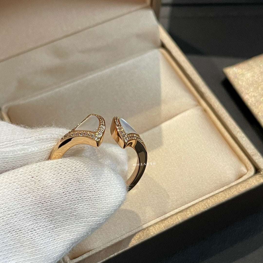 [⭐Aura]DREAM MOP DIAMOND OPEN RING