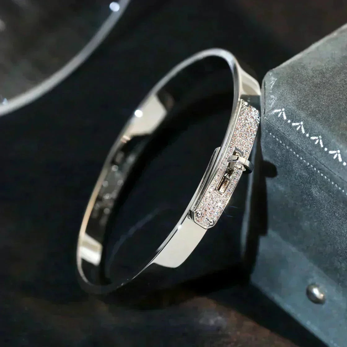 [⭐Aura]KELLY SILVER DIAMOND BRACELET