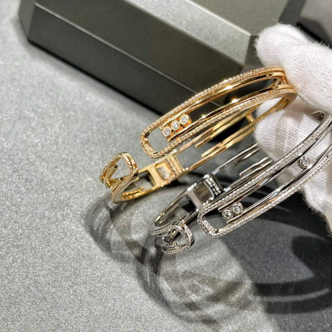 [⭐Aura]MOVE 10TH PAVED DIAMOND BRACELET