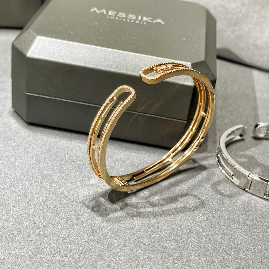 [⭐Aura]MOVE 10TH PAVED DIAMOND BRACELET