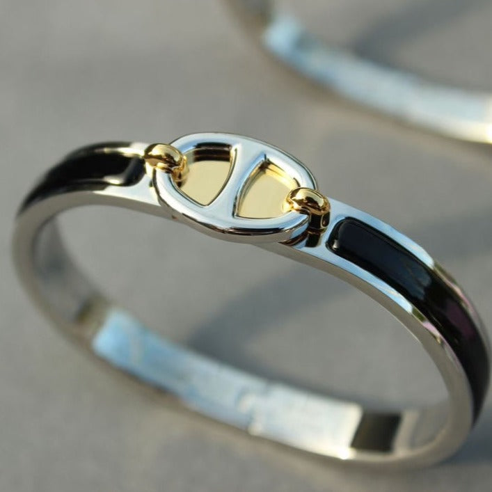 [⭐Aura]CLIC CHAINE SILVER BRACELET
