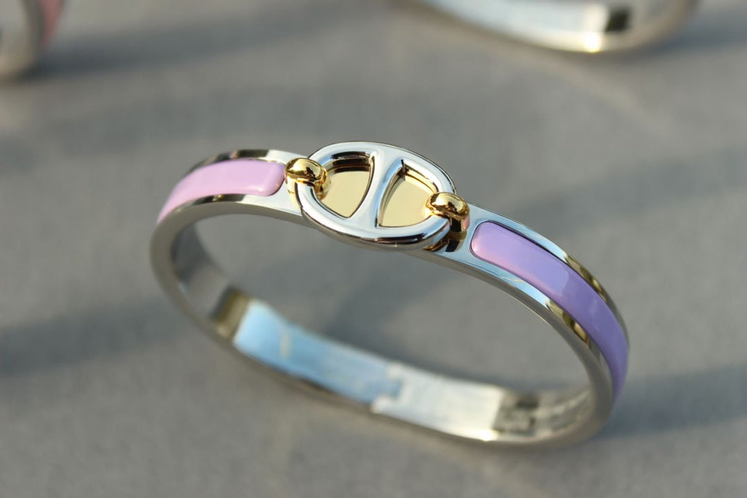 [⭐Aura]CLIC CHAINE SILVER BRACELET