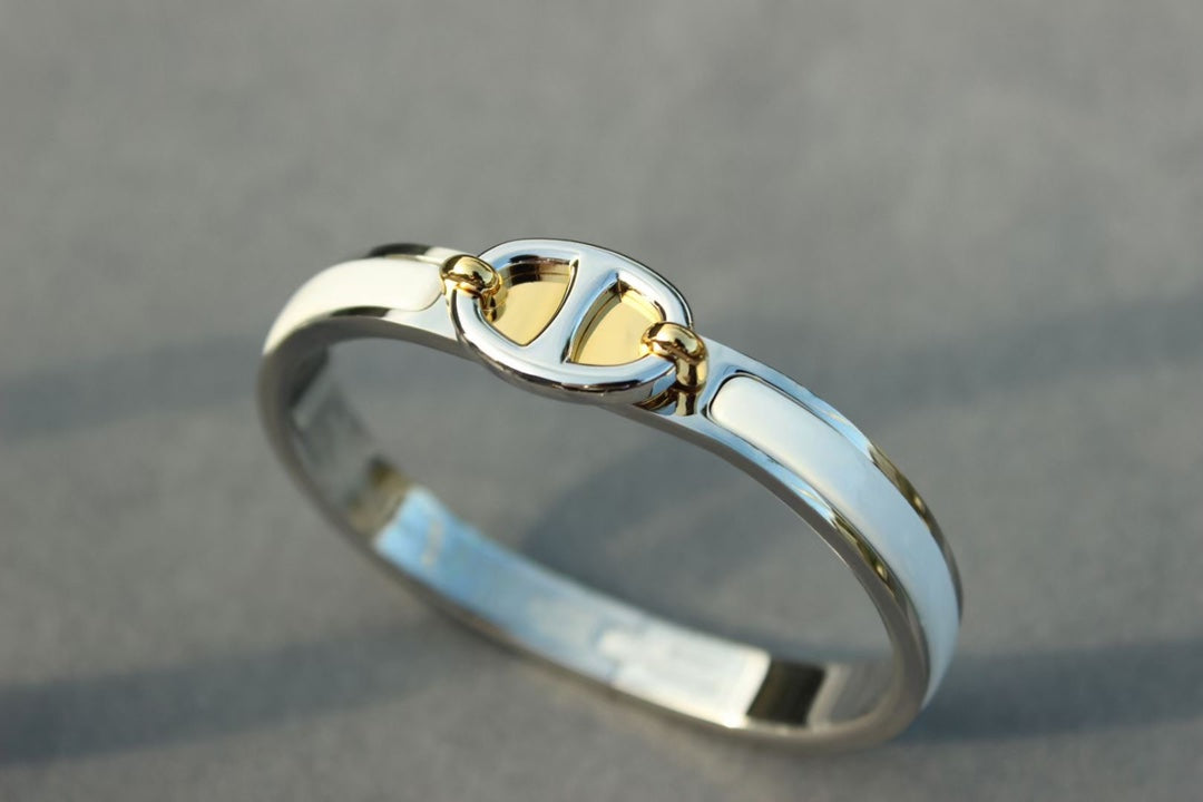 [⭐Aura]CLIC CHAINE SILVER BRACELET