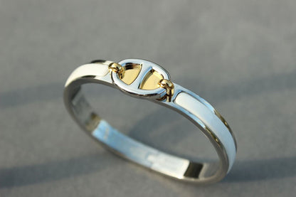 [⭐Aura]CLIC CHAINE SILVER BRACELET