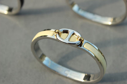 [⭐Aura]CLIC CHAINE SILVER BRACELET