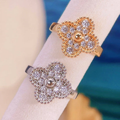 [⭐Aura]CLOVER DIAMOND RING