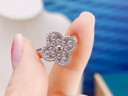 [⭐Aura]CLOVER DIAMOND RING