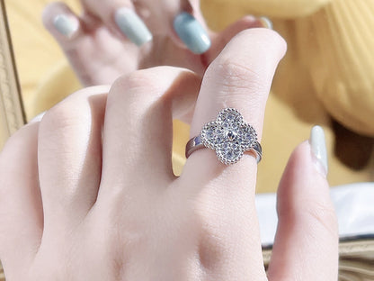 [⭐Aura]CLOVER DIAMOND RING