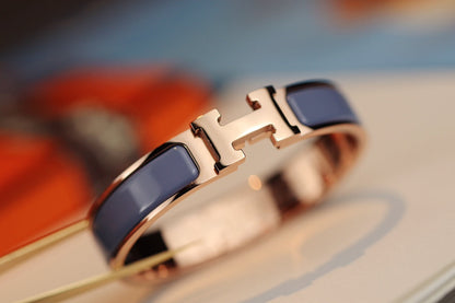[⭐Aura]H BRACELET 12MM BLUE GRAY