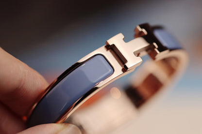 [⭐Aura]H BRACELET 12MM BLUE GRAY