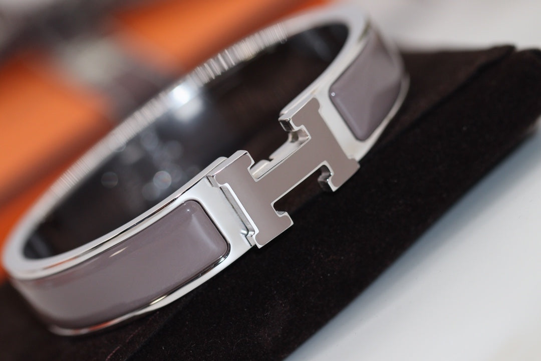 [⭐Aura]H BRACELET 12MM BROWN