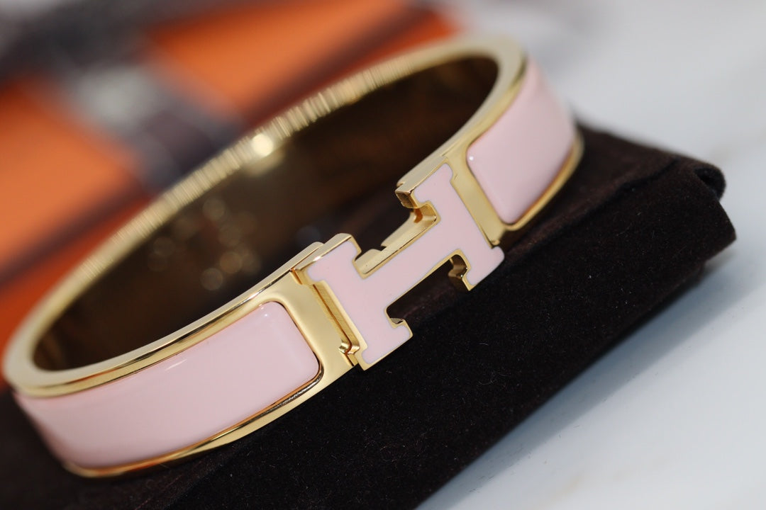 [⭐Aura]H BRACELET 12MM PINK