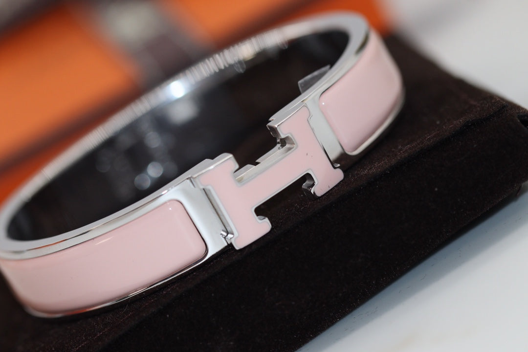 [⭐Aura]H BRACELET 12MM PINK