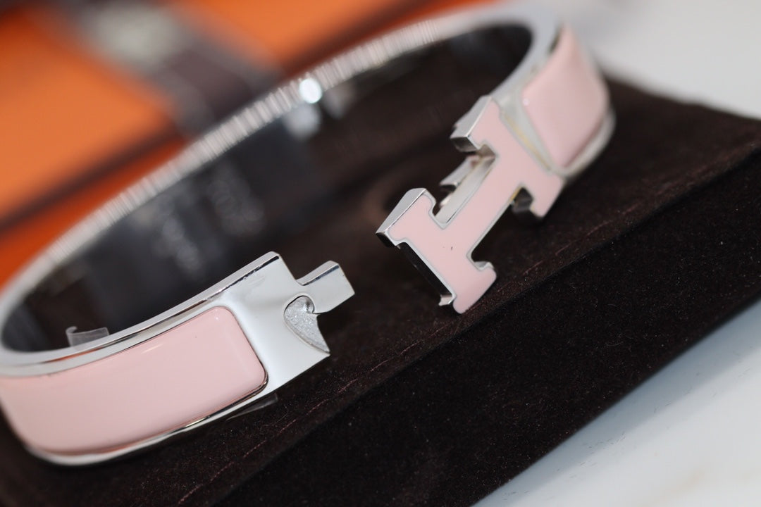 [⭐Aura]H BRACELET 12MM PINK