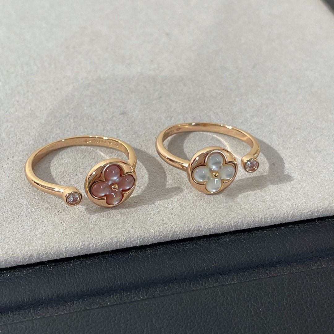 [⭐Aura]SUN 1 DIAMOND PINK MOP RING