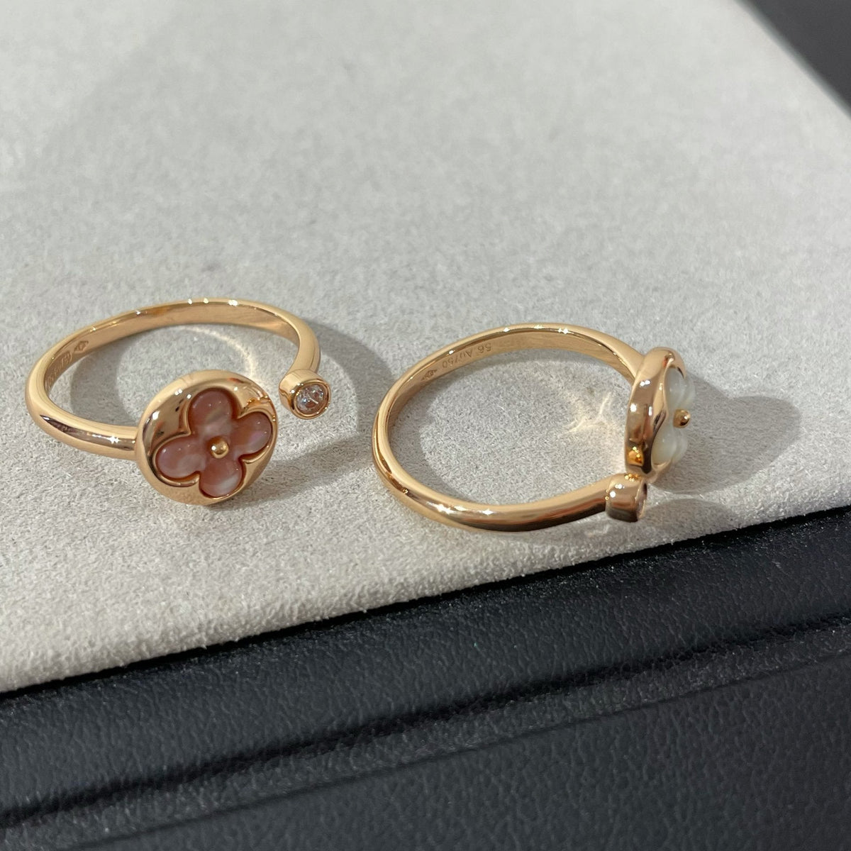 [⭐Aura]SUN 1 DIAMOND PINK MOP RING