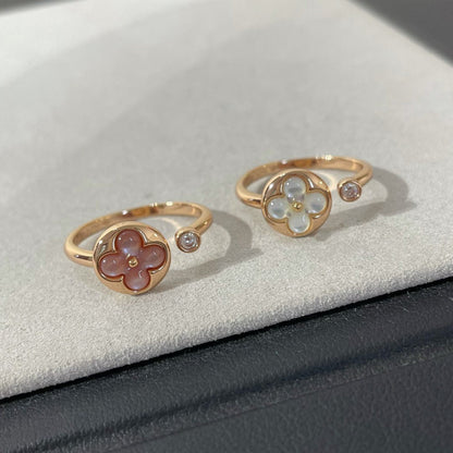 [⭐Aura]SUN 1 DIAMOND PINK MOP RING