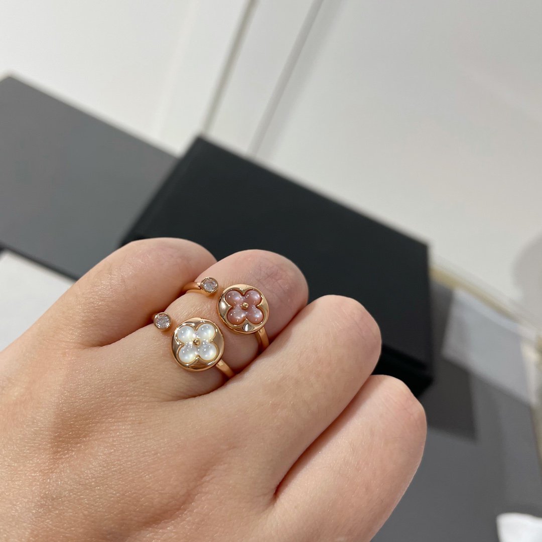 [⭐Aura]SUN 1 DIAMOND PINK MOP RING