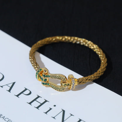 [⭐Aura]FORCE 10 GOLD GREEN DIAMOND PAVED