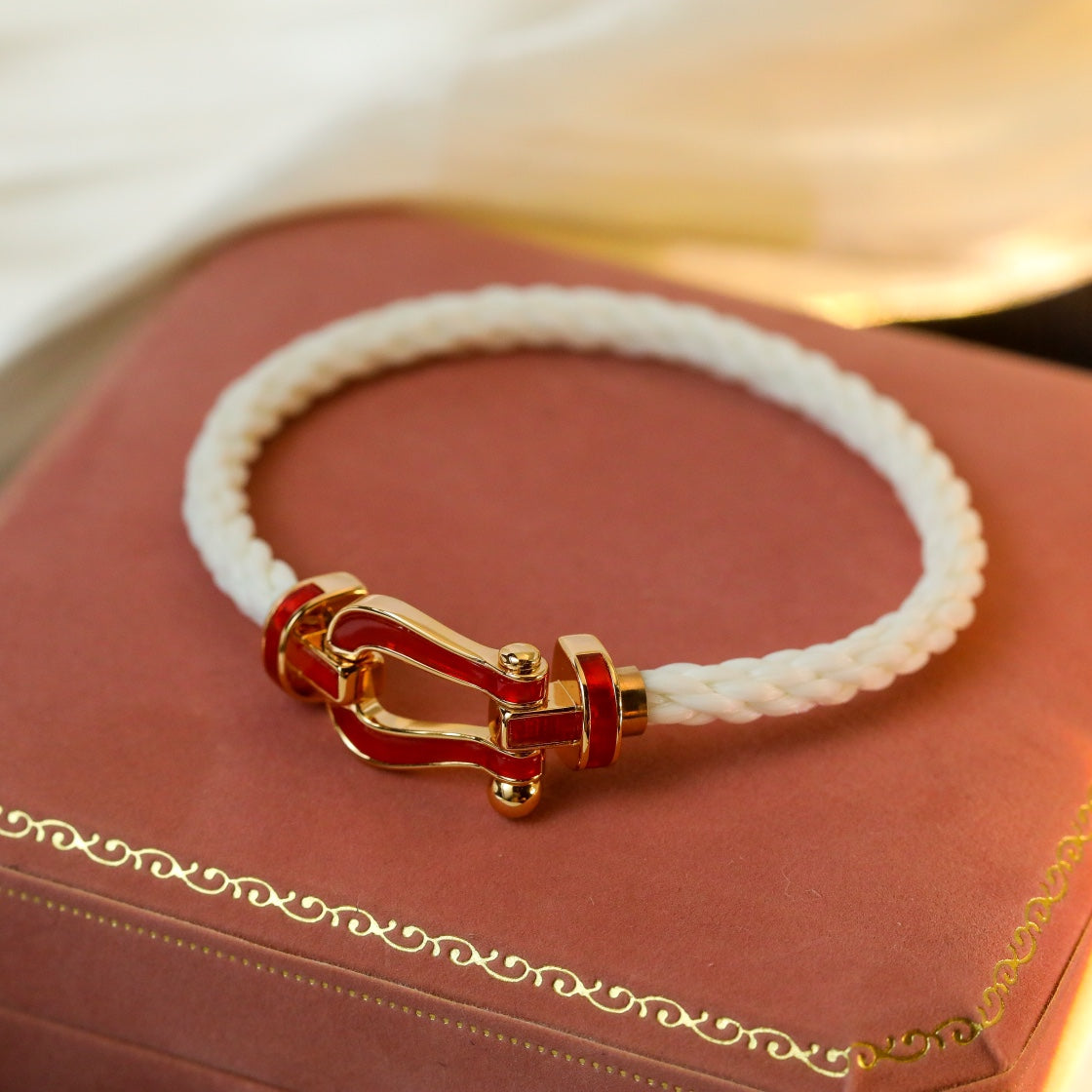 [⭐Aura]FORCE 10 WHITE TEXTILE DIAMOND PAVED