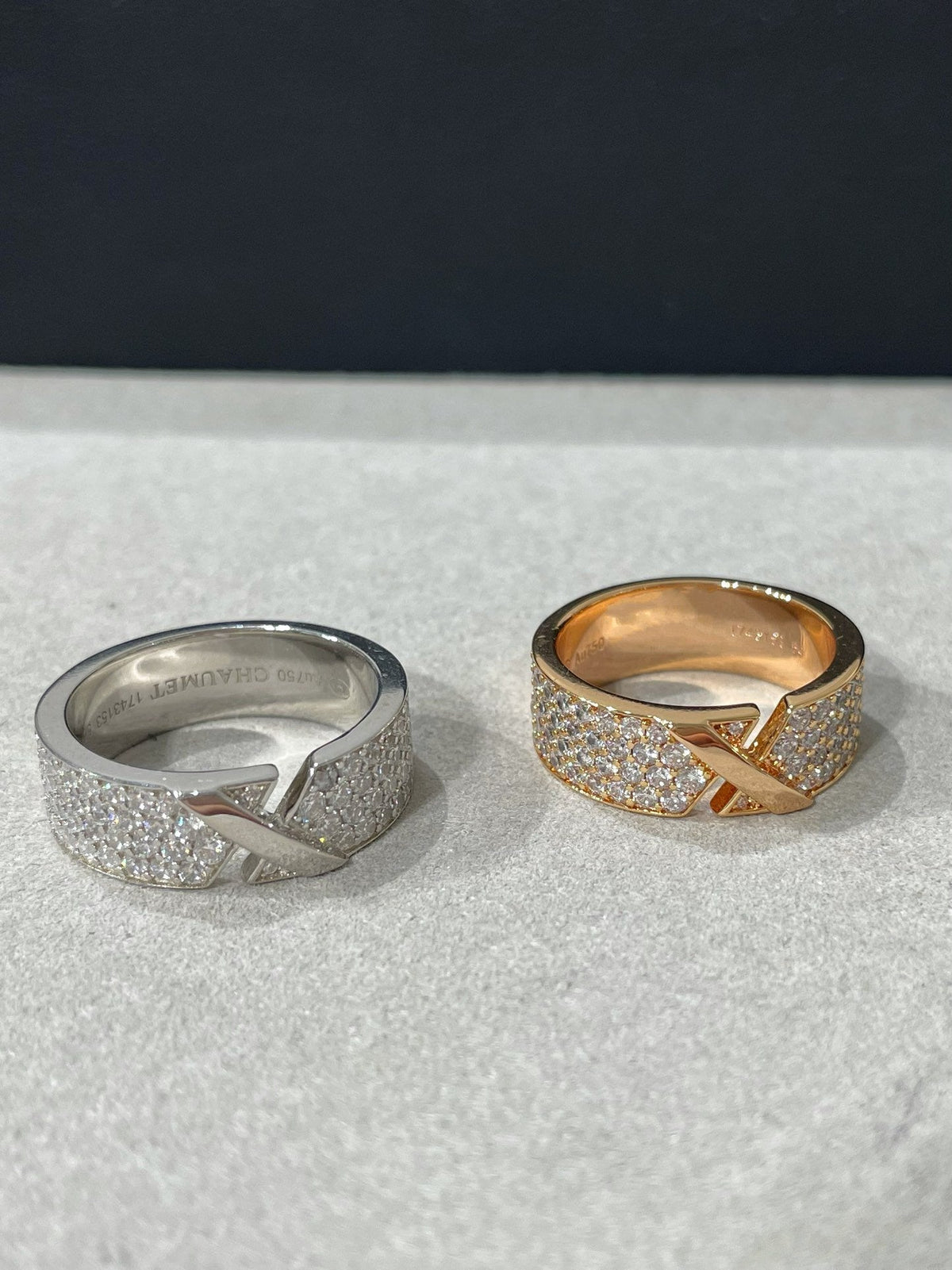 [⭐Aura]LIENS EVIDENCE  DIAMOND PAVED RING