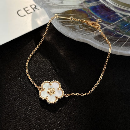 [⭐Aura]LUCKY SPRING ROSE GOLD MOP BRACELET
