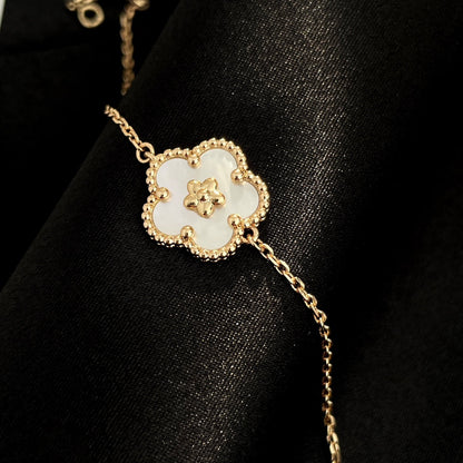 [⭐Aura]LUCKY SPRING ROSE GOLD MOP BRACELET