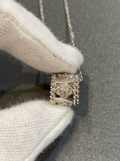 [⭐Aura]PERLEE PEDANT SIVLER DIAMOND NECKLACE