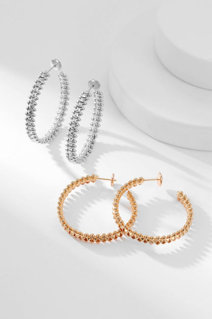 [⭐Aura]CLASH HOOP EARRINGS