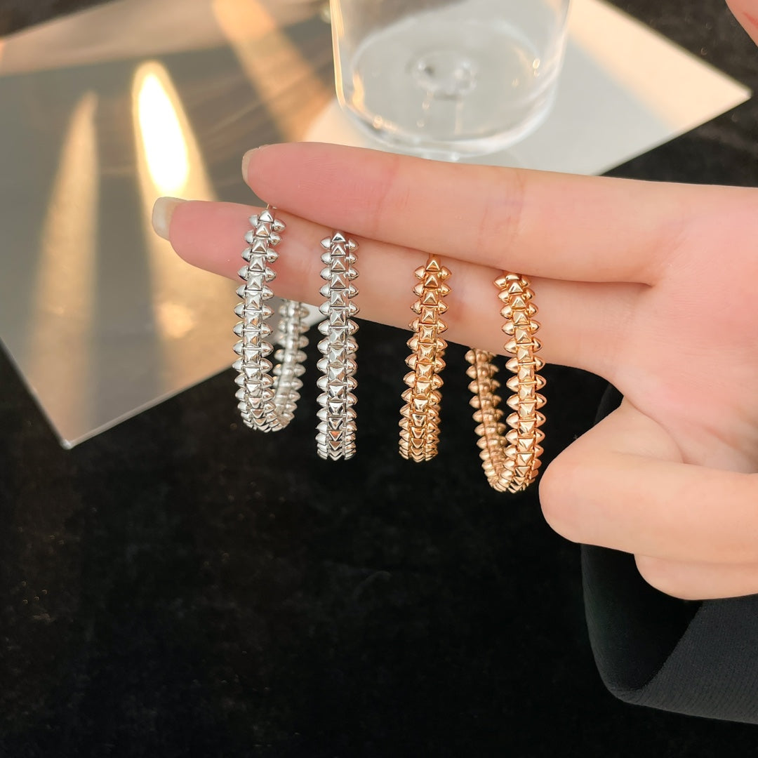 [⭐Aura]CLASH HOOP EARRINGS