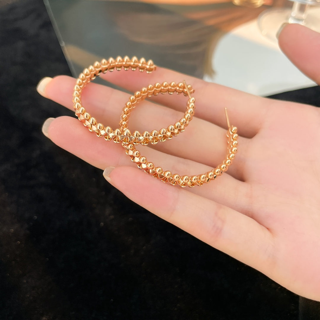 [⭐Aura]CLASH HOOP EARRINGS