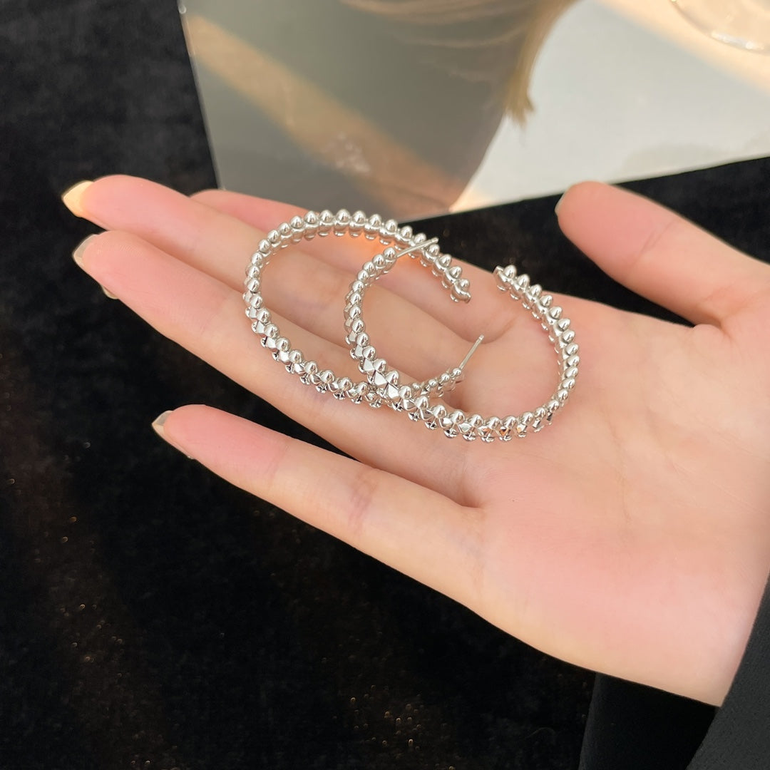 [⭐Aura]CLASH HOOP EARRINGS