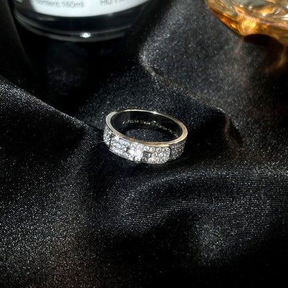 [⭐Aura]KELLY SILVER DIAMOND RING