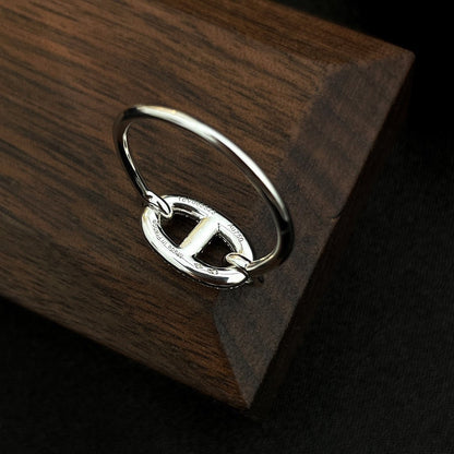 [⭐Aura]RONDE SMALL SILVER DIAMOND RING