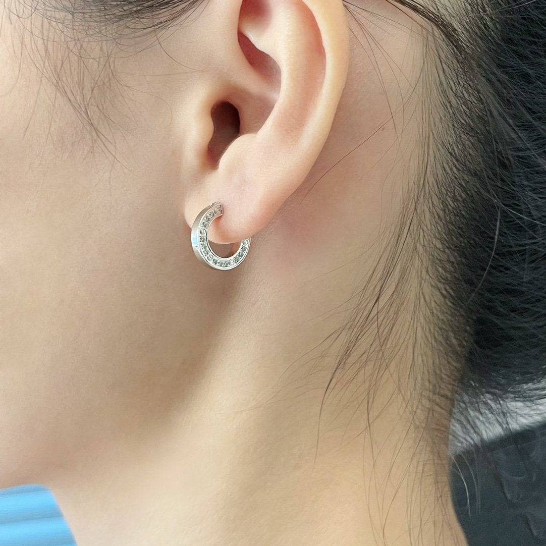[⭐Aura]LOVE DIAMOND EARRINGS