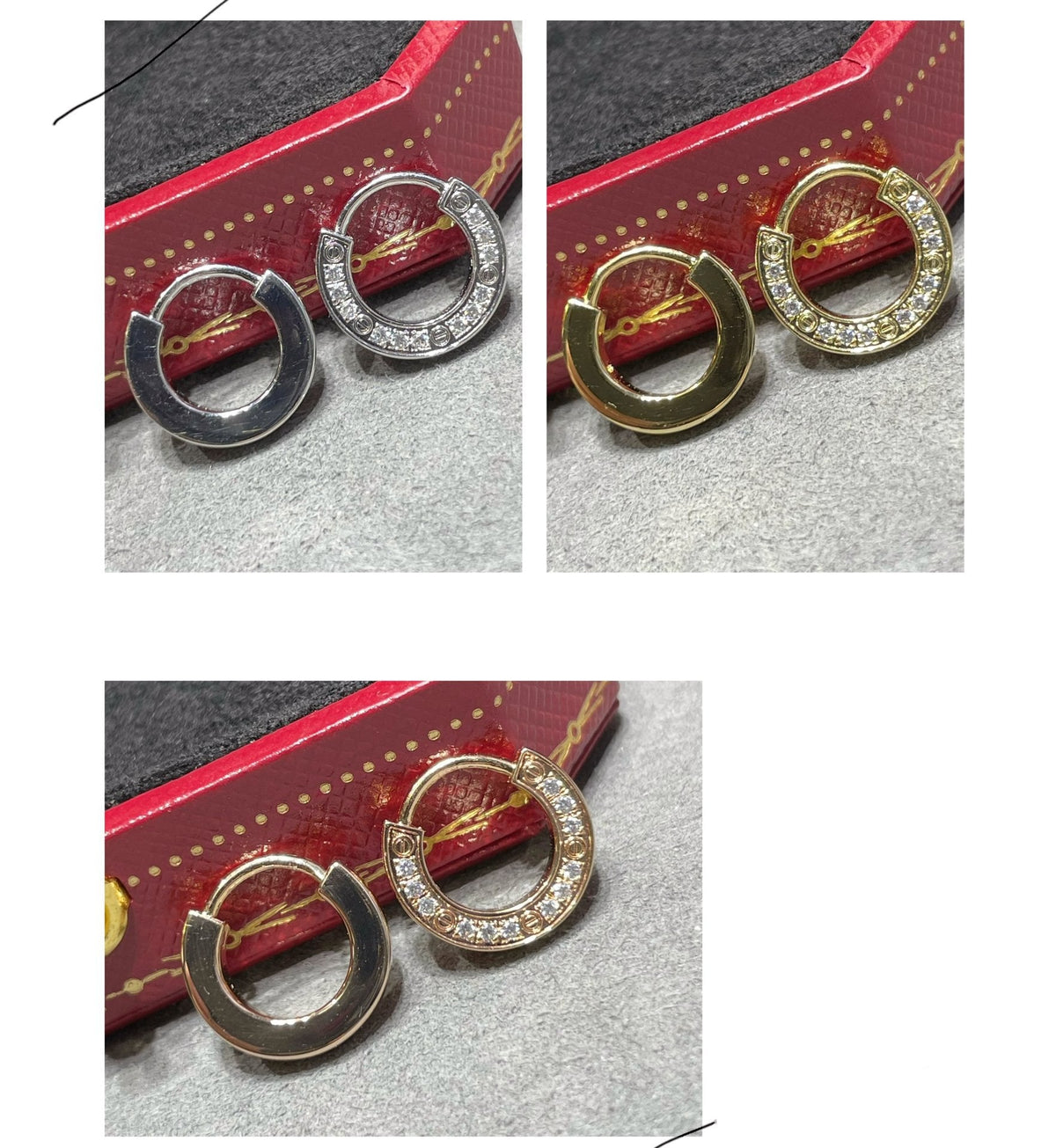 [⭐Aura]LOVE DIAMOND EARRINGS