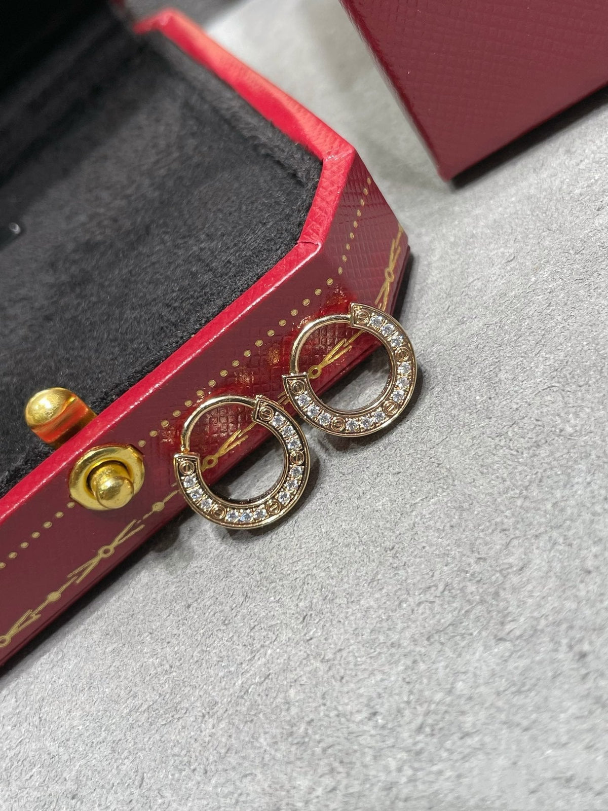 [⭐Aura]LOVE DIAMOND EARRINGS