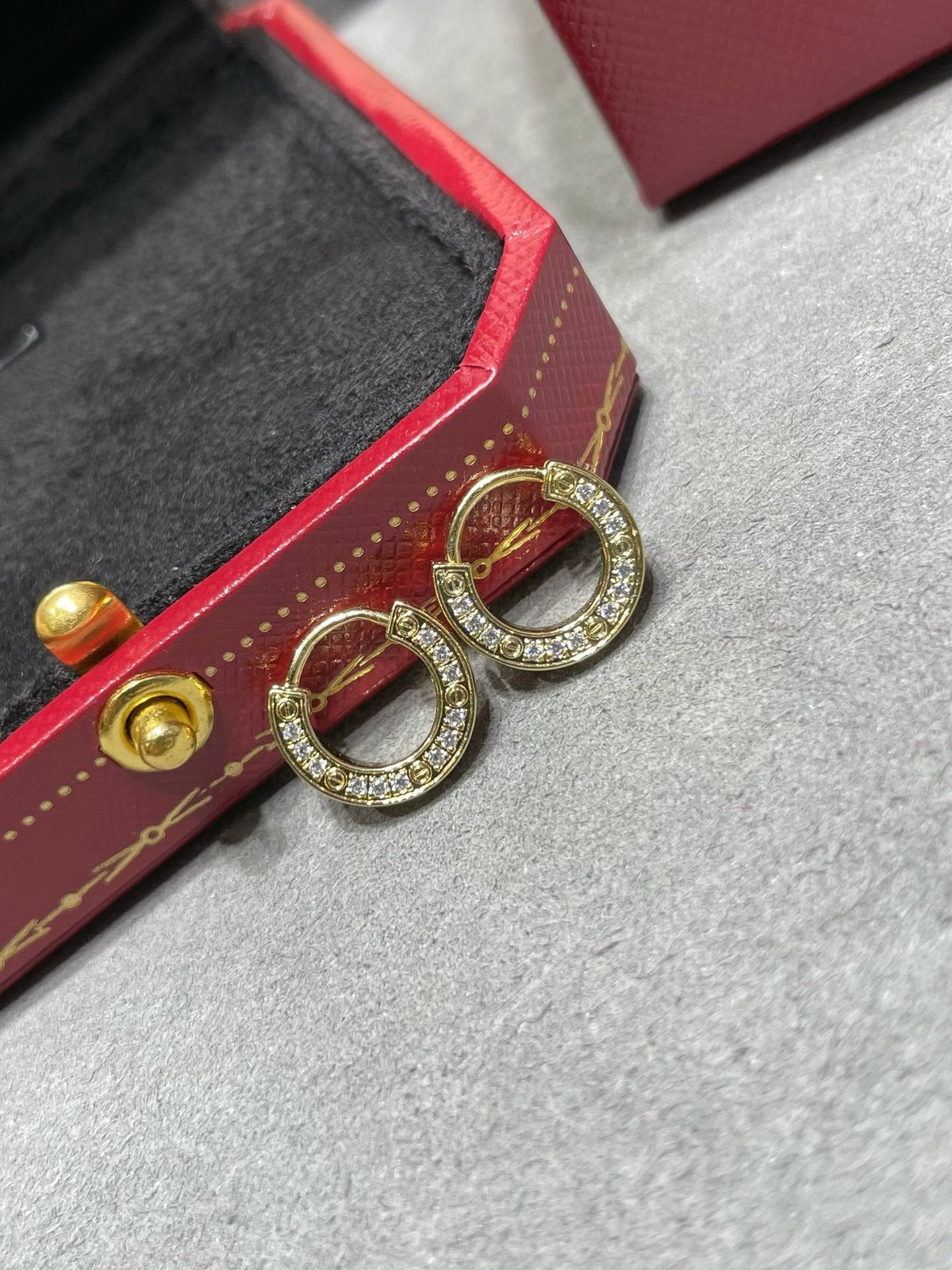 [⭐Aura]LOVE DIAMOND EARRINGS