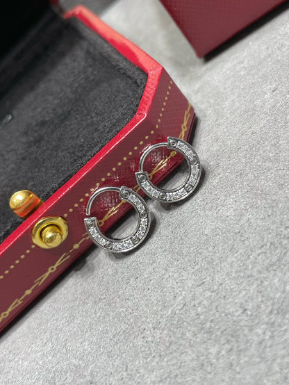 [⭐Aura]LOVE DIAMOND EARRINGS