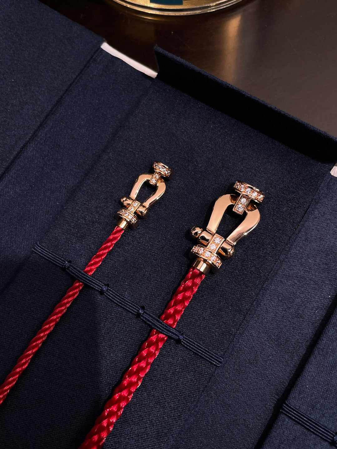 [⭐Aura]FORCE 10 HALF DIAMOND PINK GOLD RED CORDERI LARGE AND MEDIUM MODEL