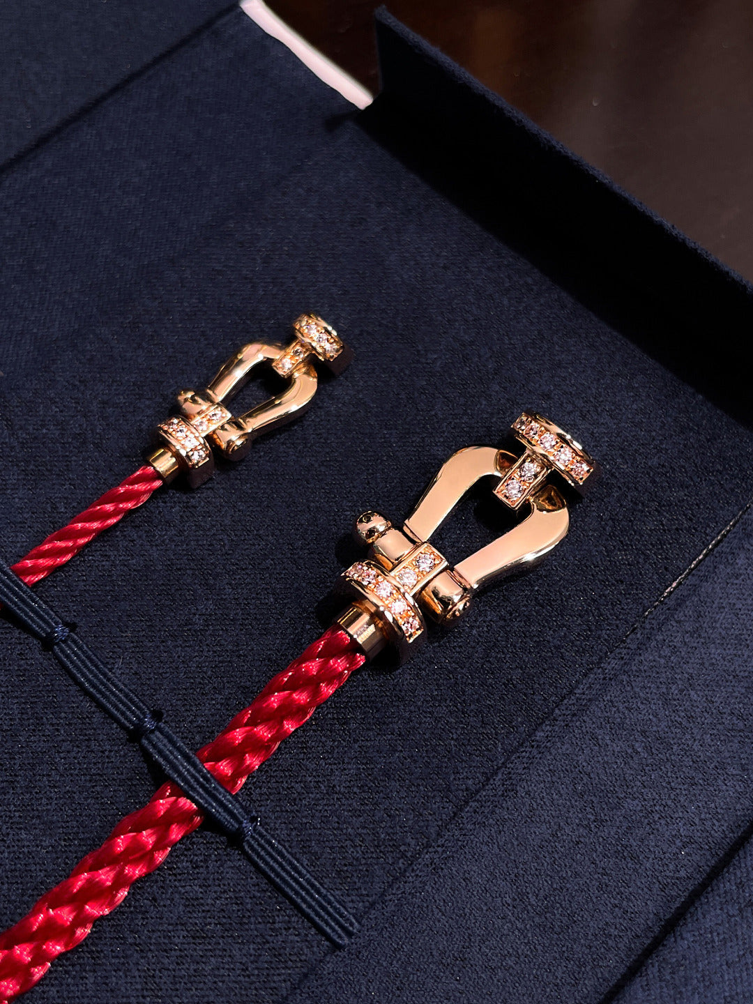 [⭐Aura]FORCE 10 HALF DIAMOND PINK GOLD RED CORDERI LARGE AND MEDIUM MODEL