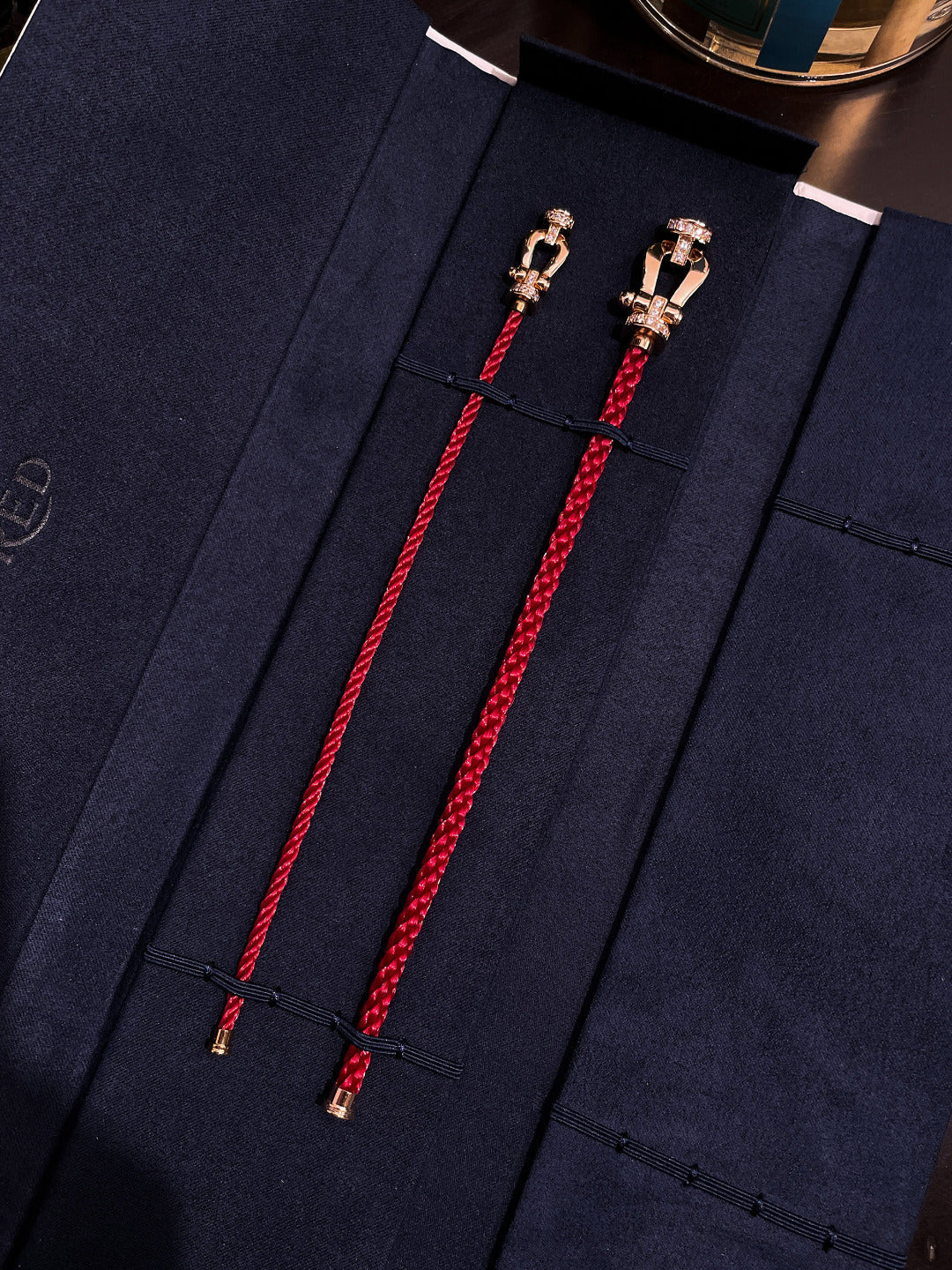 [⭐Aura]FORCE 10 HALF DIAMOND PINK GOLD RED CORDERI LARGE AND MEDIUM MODEL
