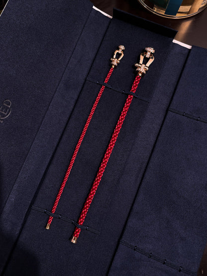 [⭐Aura]FORCE 10 HALF DIAMOND PINK GOLD RED CORDERI LARGE AND MEDIUM MODEL