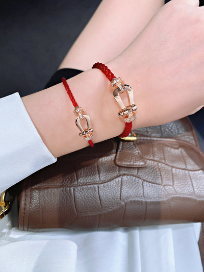 [⭐Aura]FORCE 10 HALF DIAMOND PINK GOLD RED CORDERI LARGE AND MEDIUM MODEL
