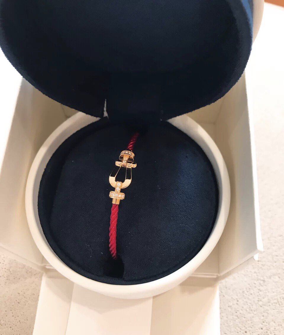 [⭐Aura]FORCE 10 HALF DIAMOND PINK GOLD RED CORDERI LARGE AND MEDIUM MODEL