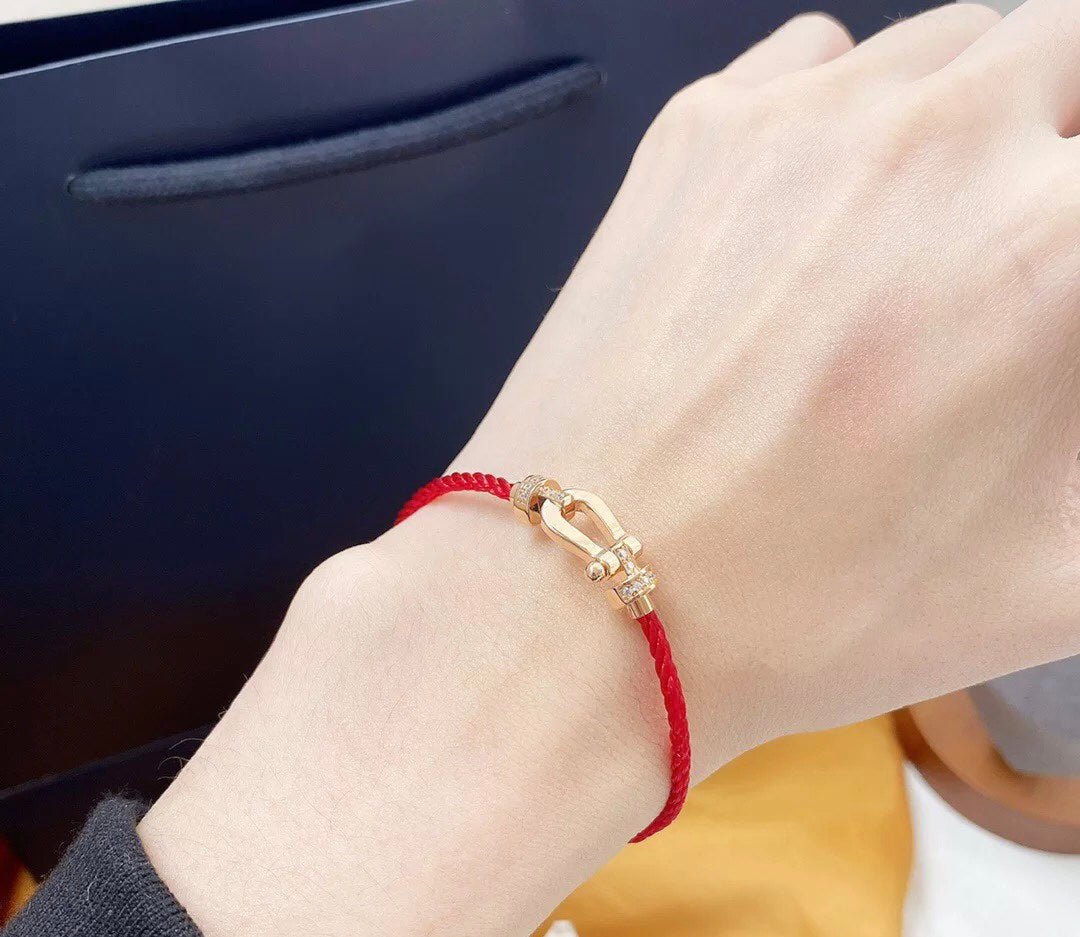 [⭐Aura]FORCE 10 HALF DIAMOND PINK GOLD RED CORDERI LARGE AND MEDIUM MODEL