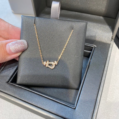 [⭐Aura]FORCE 10 DIAMOND PINK GOLD NECKLACE MINI MODEL