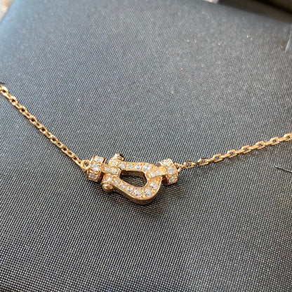 [⭐Aura]FORCE 10 DIAMOND PINK GOLD NECKLACE MINI MODEL