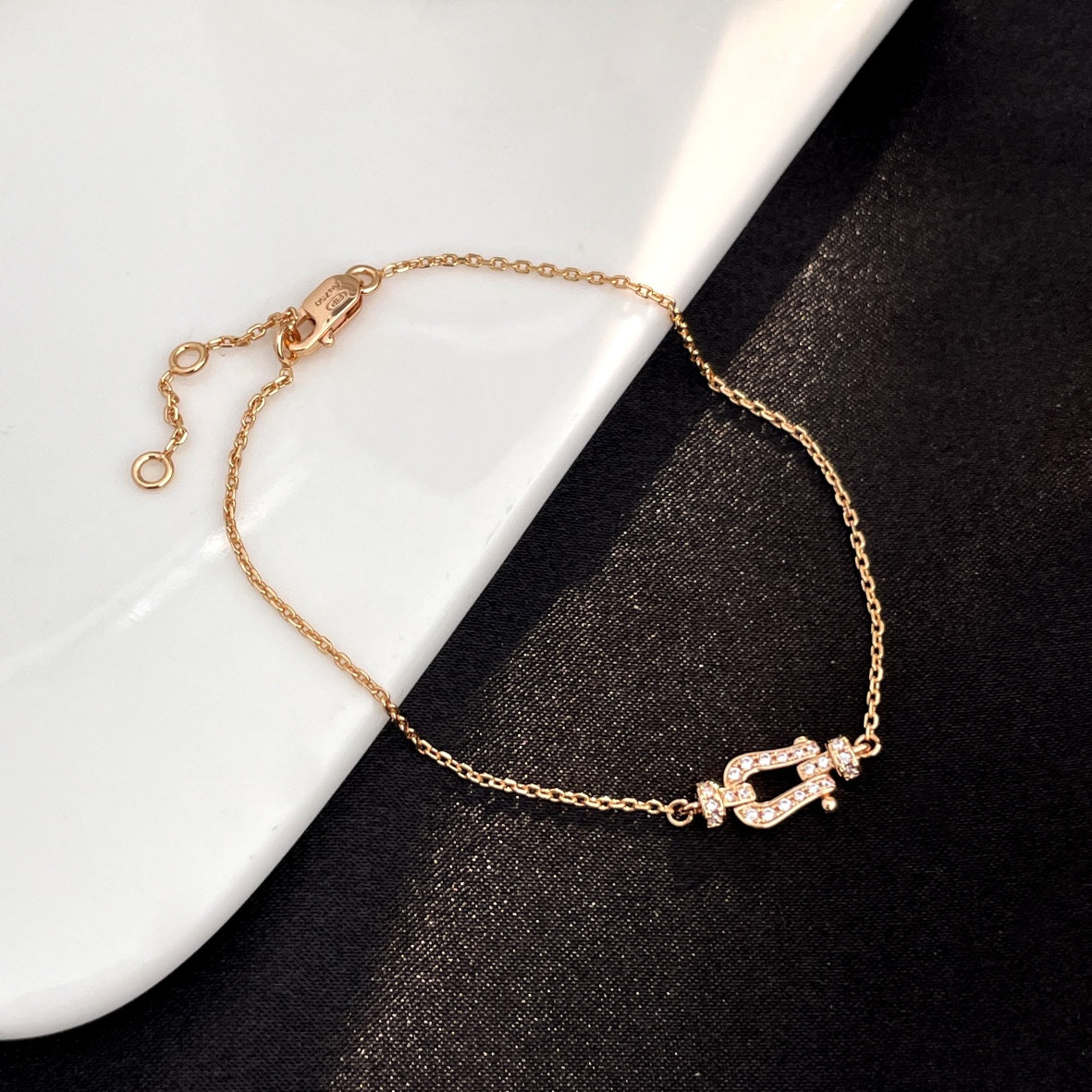 [⭐Aura]FORCE 10 FULL DIAMOND BUCKLE CHAIN LINK MINI MODEL